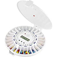 TabTime (con instrucciones de uso y discos en español)- Dispensador de pastillas electrónico- hasta 6 alarmas al día…